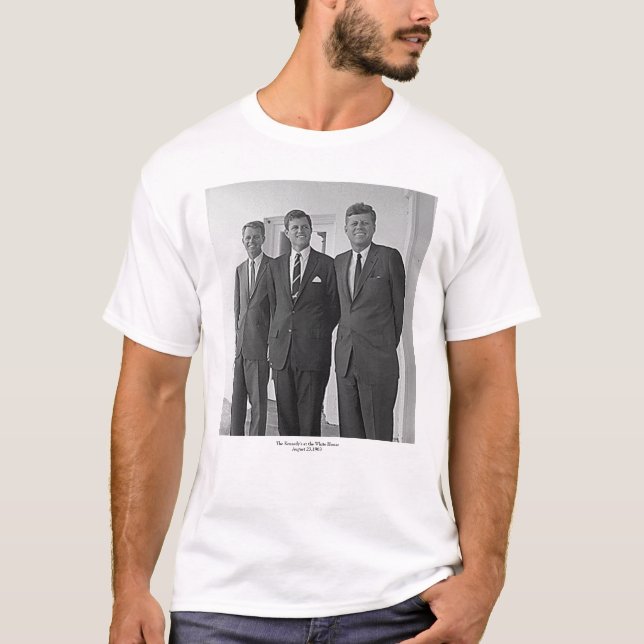 Camiseta Irmãos de Kennedy, John, Ted, Robert (Frente)