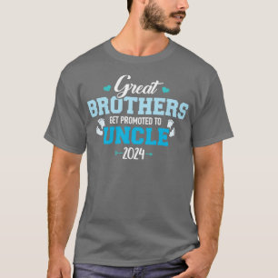 Camiseta irmãos excelentes são promovidos ao tio 2024
