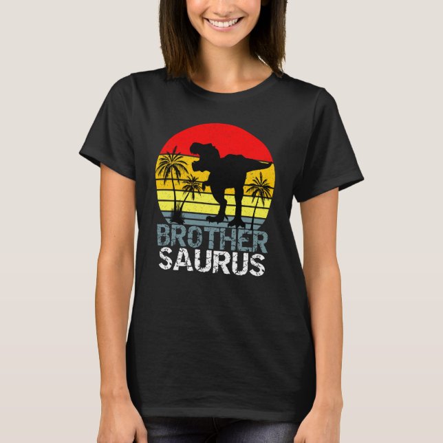 Camiseta Irmãos T Rex Dinossauro (Frente)