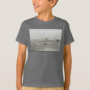Camiseta Irmãos Wright Flyer Primeiro Vôo Avião Aviação