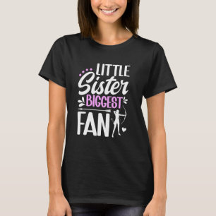 Camiseta Irmãozinha de Archery Irmã de Archer Sis