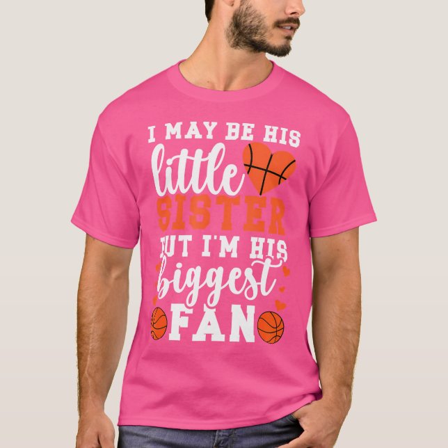 Camiseta Irmãozinha De Basquete De Um Pl De Basquete (Frente)