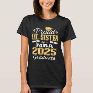 Camiseta Irmãozinha Orgulhosa De Cl De 2025 Mba Formando Fa