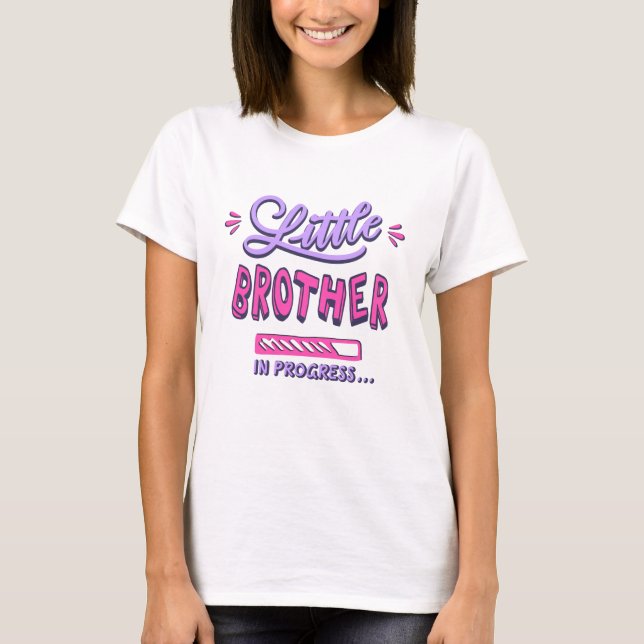 Camiseta Irmãozinho em andamento (Frente)