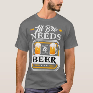 Camiseta Irmãozinho Precisa de uma Noiva Cerveja Noivo Bebe