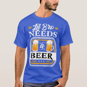 Camiseta Irmãozinho Precisa de uma Noiva de Cerveja e Noivo
