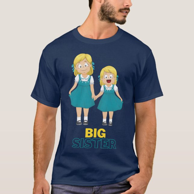 Camiseta Irmãs Amam vintage (Frente)