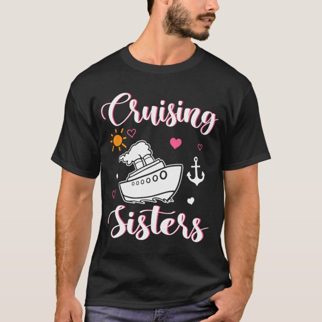 Camiseta Irmãs Cruzadoras Bonitas Meninas Viagem Cruzeiro V (Frente)