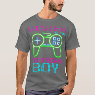 Camiseta Irmãs dos Boys de Aniversário que combinam com o v
