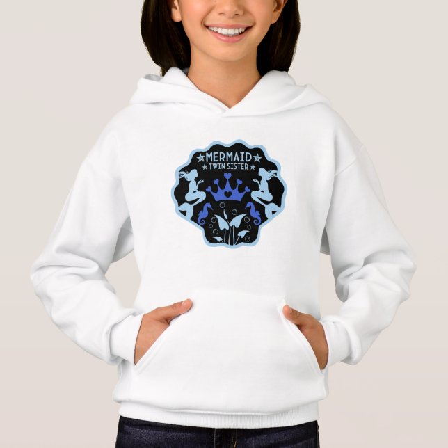 Camiseta Irmãs Gêmeas Sereias (Frente)