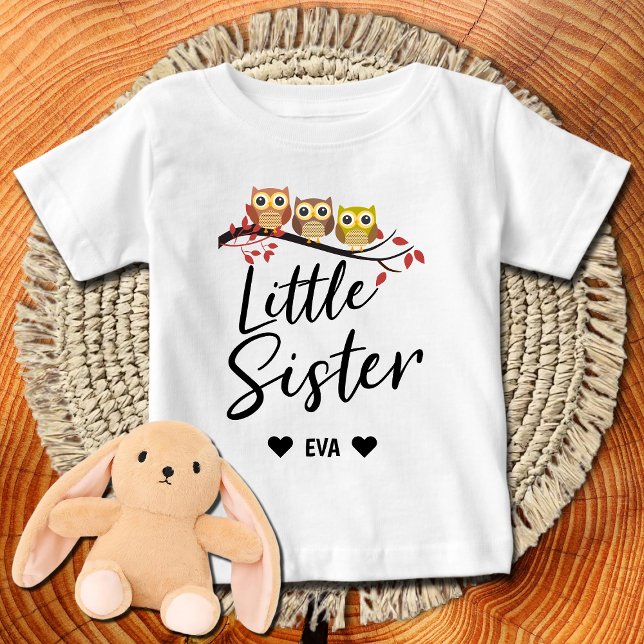 Camiseta Irmãzinha | Coruja (Criador carregado)