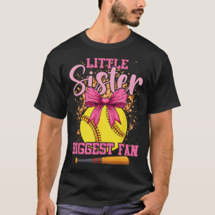 Camiseta Irmãzinha Maior Fã Engraçado Softll Irmã