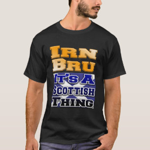 Camiseta Irn Bru Scottish Thirt T Shirt Iron Brew Whisk