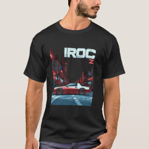 Camiseta IROC-Z Muscle Car IROC - Retr Muscular Americano, 