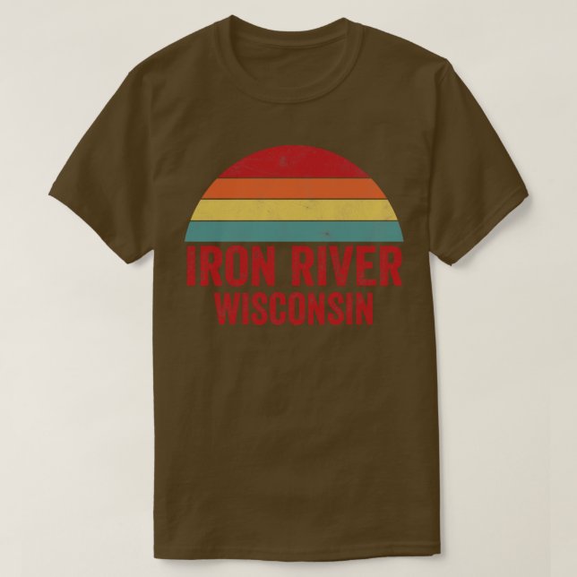 Camiseta Iron River Wisconsin (Frente do Design)