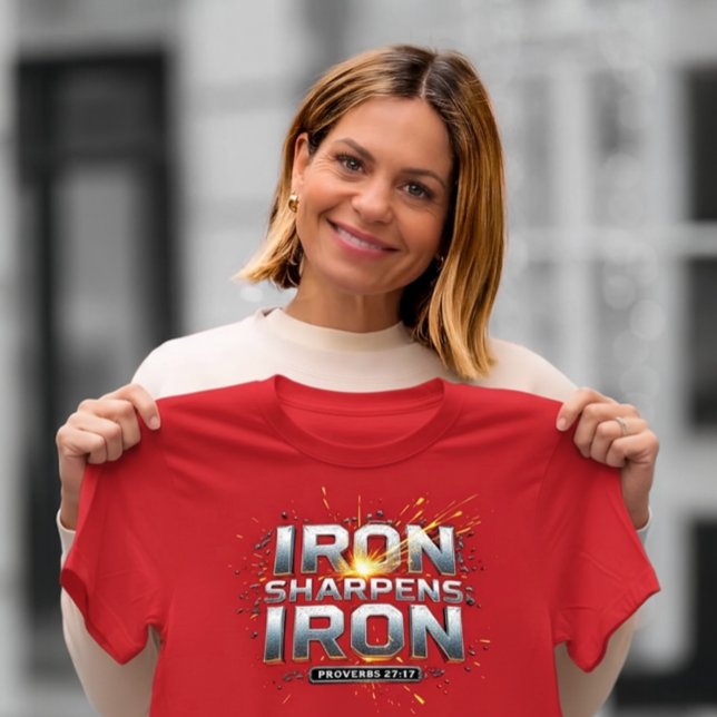 Camiseta Iron Sharpens Iron (Candace Cameron Bure)