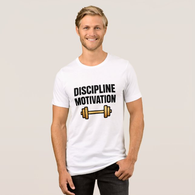 Camiseta Iron Will - Disciplina Sobre Hype (Frente Completa)
