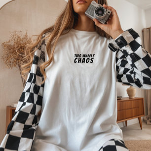 Camiseta Ironia da Garota da Bike preta