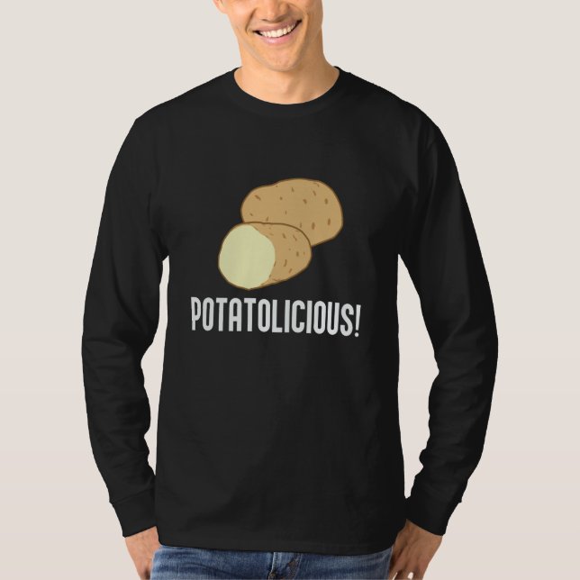 Camiseta Ironic Potatoe Quote Hobby Chef Potatolicious (Frente)