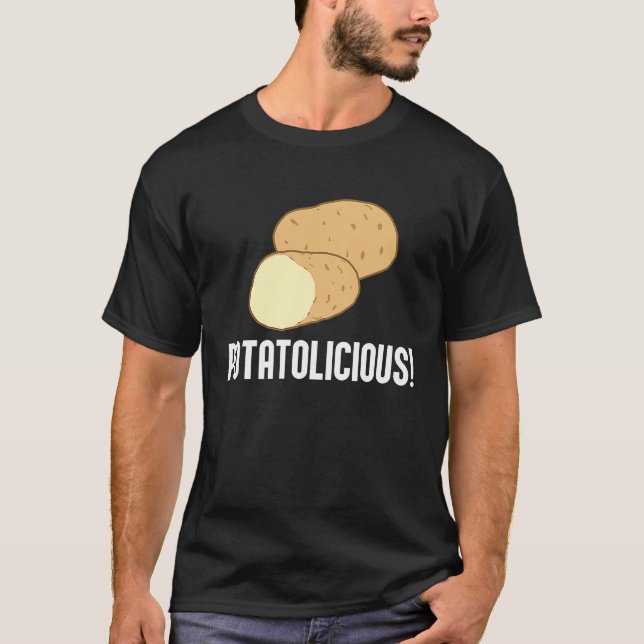 Camiseta Ironic Potatoe Quote Hobby Chef Potatolicious (Frente)