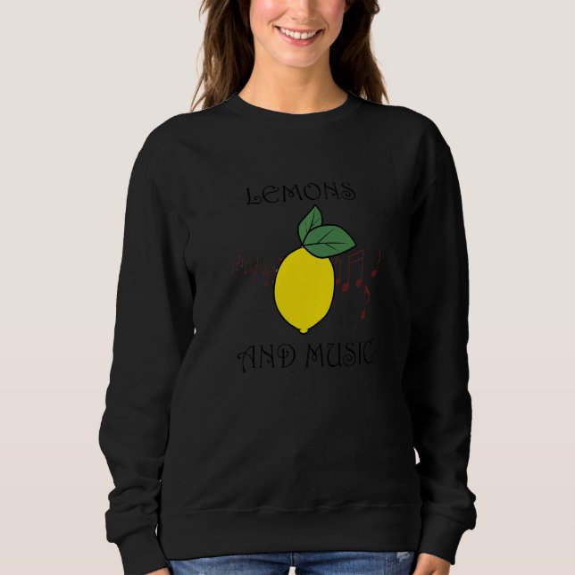 Camiseta Ironic Quote Musician Music Notes Lemons (Frente)