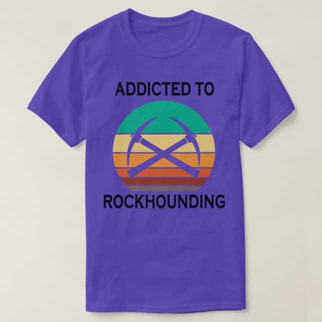 Camiseta Ironic Say Rockhouning Earth Science Pre (Frente do Design)