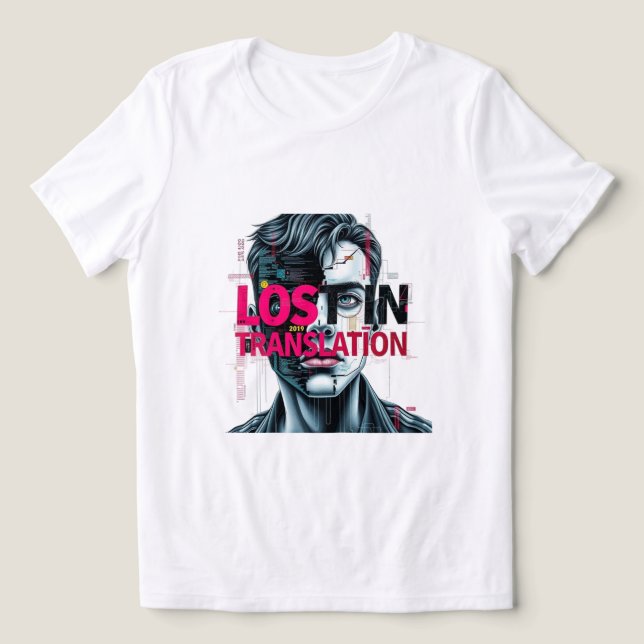 Camiseta Irônico perdido na tradução (Design frontal)