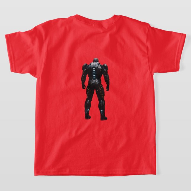 Camiseta "Ironman: Epic Realismo Kid's" (Postura das costas)