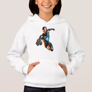 Camiseta Ironman Futurist City Rush Hoodie - Neon Hero