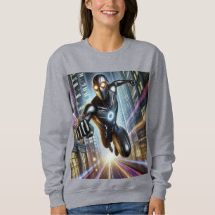Camiseta Ironman Futurist City Rush Hoodie - Neon Hero Co