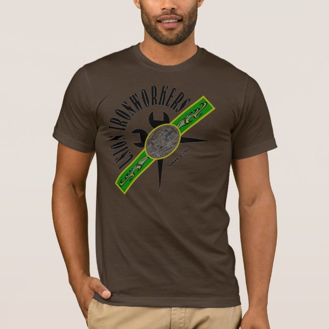 Camiseta Ironworkers da união desde 1896 (Frente)