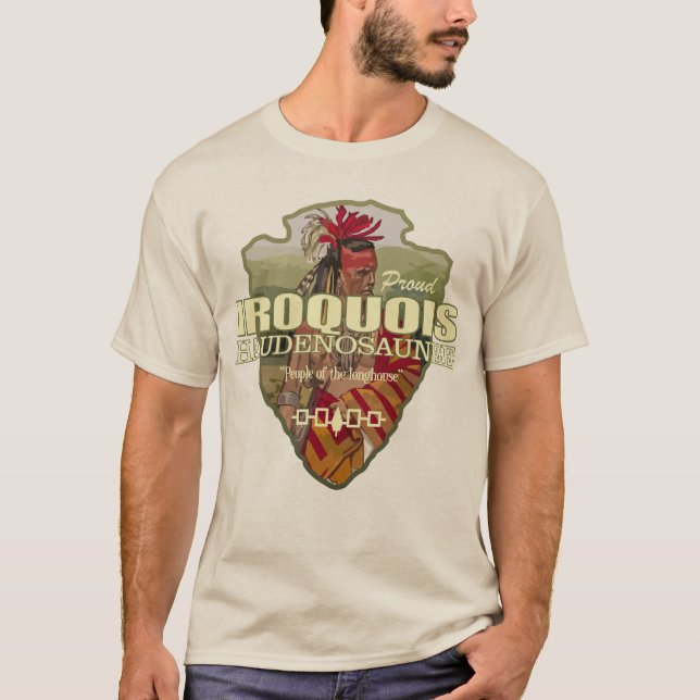 Camiseta Iroquois (ponta de flecha) (Frente)