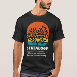 Camiseta Irritado Genealógico Vintage Ancestral Retro T