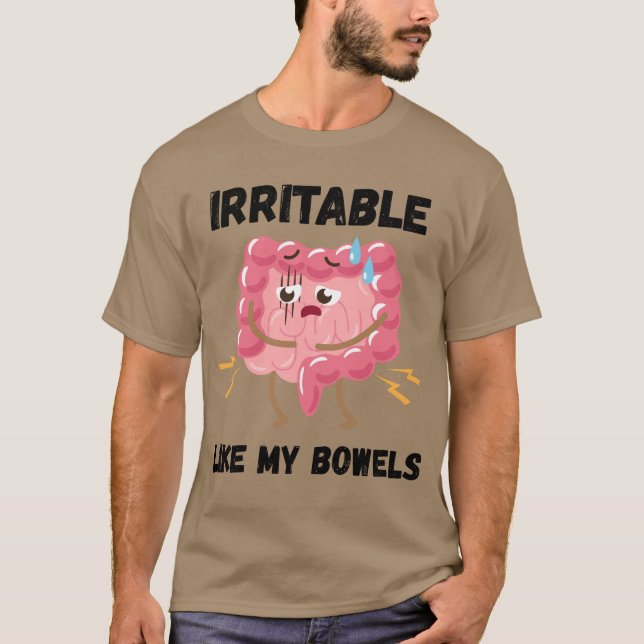 Camiseta Irritável Como Meu Intestino (Frente)