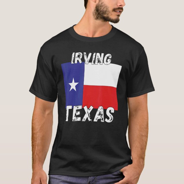 Camiseta Irving TX Texas Shirt Texas Cities_1 (Frente)