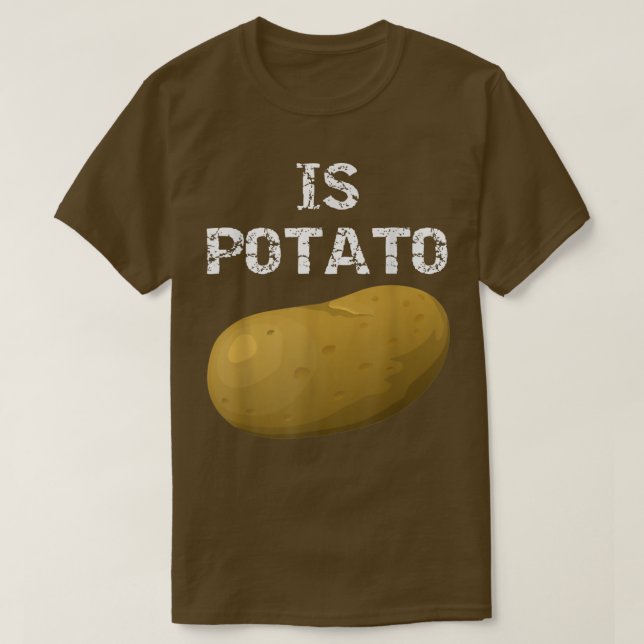 Camiseta Is Potato - As Seen On Late Night Television 12 (Frente do Design)