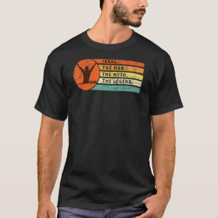 Camiseta Isaac Man Myth Legend Retro Vintage Aniversário 1