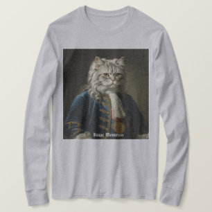 Camiseta Isaac Meowton Newton (Tema Gatinho / Gato) Design