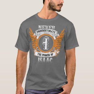 Camiseta Isaac Name Shirt Nunca Subestima O Poder De