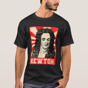 Camiseta Isaac Newton Físico Astronomia da Ciência