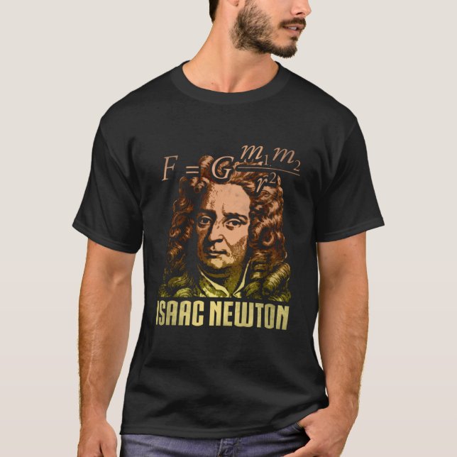 Camiseta Isaac Newton Gravitation Physicist Physics Science (Frente)
