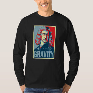 Camiseta Isaac Newton Poster Style Pop Art