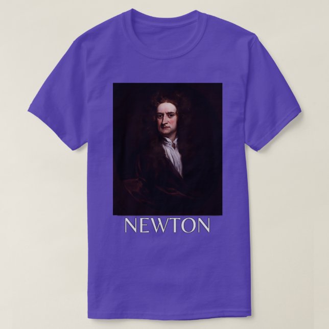 Camiseta isaac newton TShirt 4 (Frente do Design)