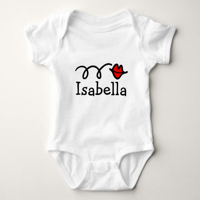 Camiseta Isabella baby name (Frente)