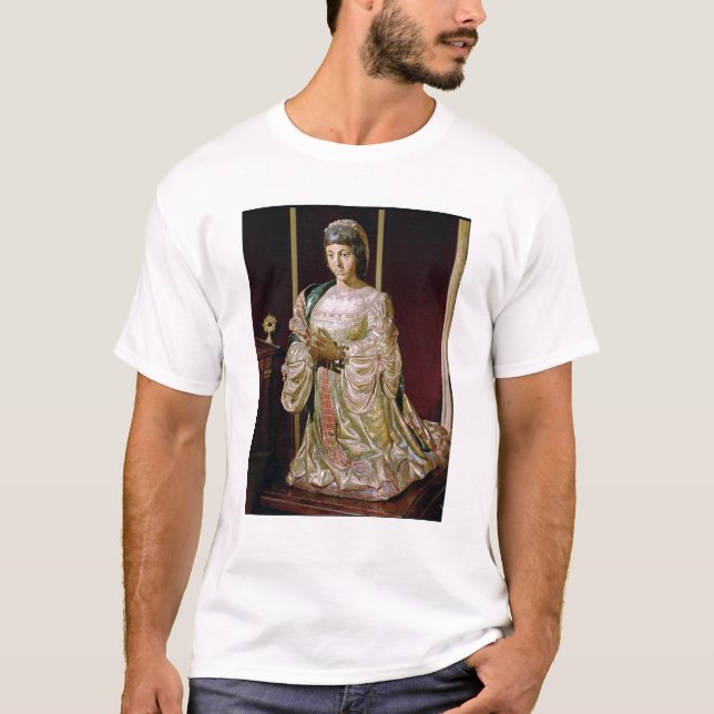 Camiseta Isabella do Castile na oração, 1520-22 (Frente)