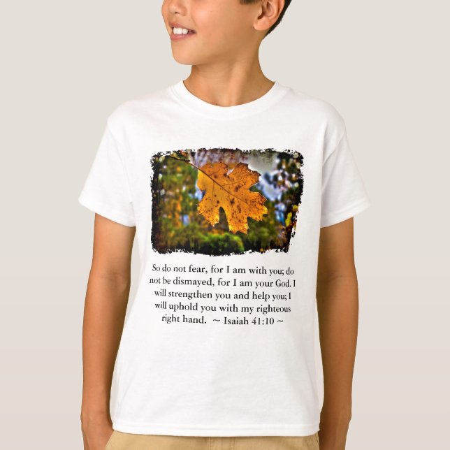 Camiseta Isaiah 41:10 (Frente)