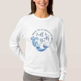 Camiseta Isaiah 43:2 Ondas Oceânicas