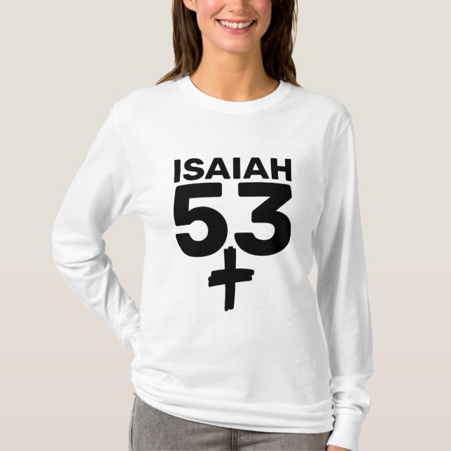 CAMISETA ISAIAH 53, IRMÃOS-CRISTÃOS JUDEUS MESSIANOS (Frente)