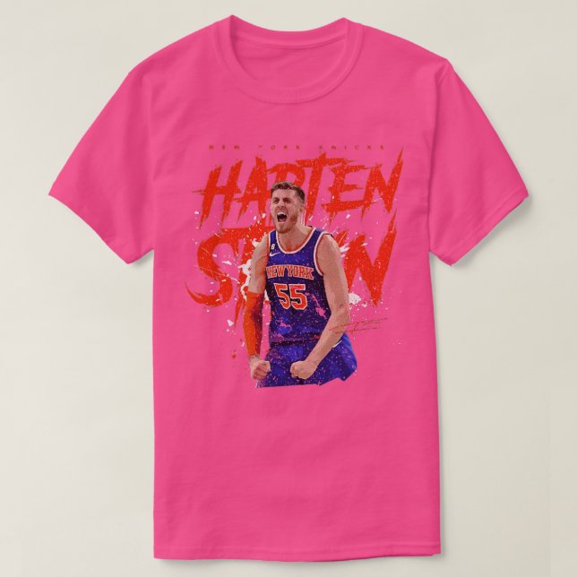Camiseta Isaiah Hartenstein Presença de Basquete Clássico (Frente do Design)