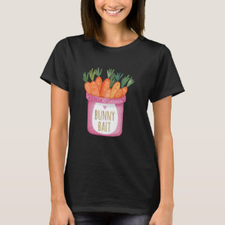Camiseta Isca de Coelho Fofa Páscoa Primavera Jardinagem Am